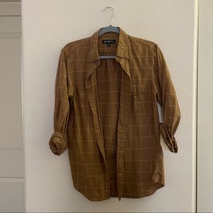 J. Crew Men’s Oatmeal Flannel Shirt, size S